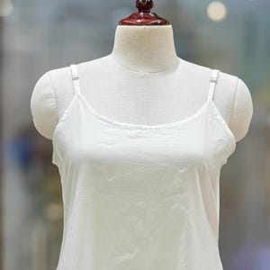 Slip in cotone linea A bianco