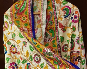 Kutchi Kantha Work Dupatta