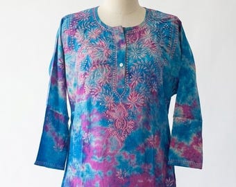 Pure Silk Tye Dye Maxi