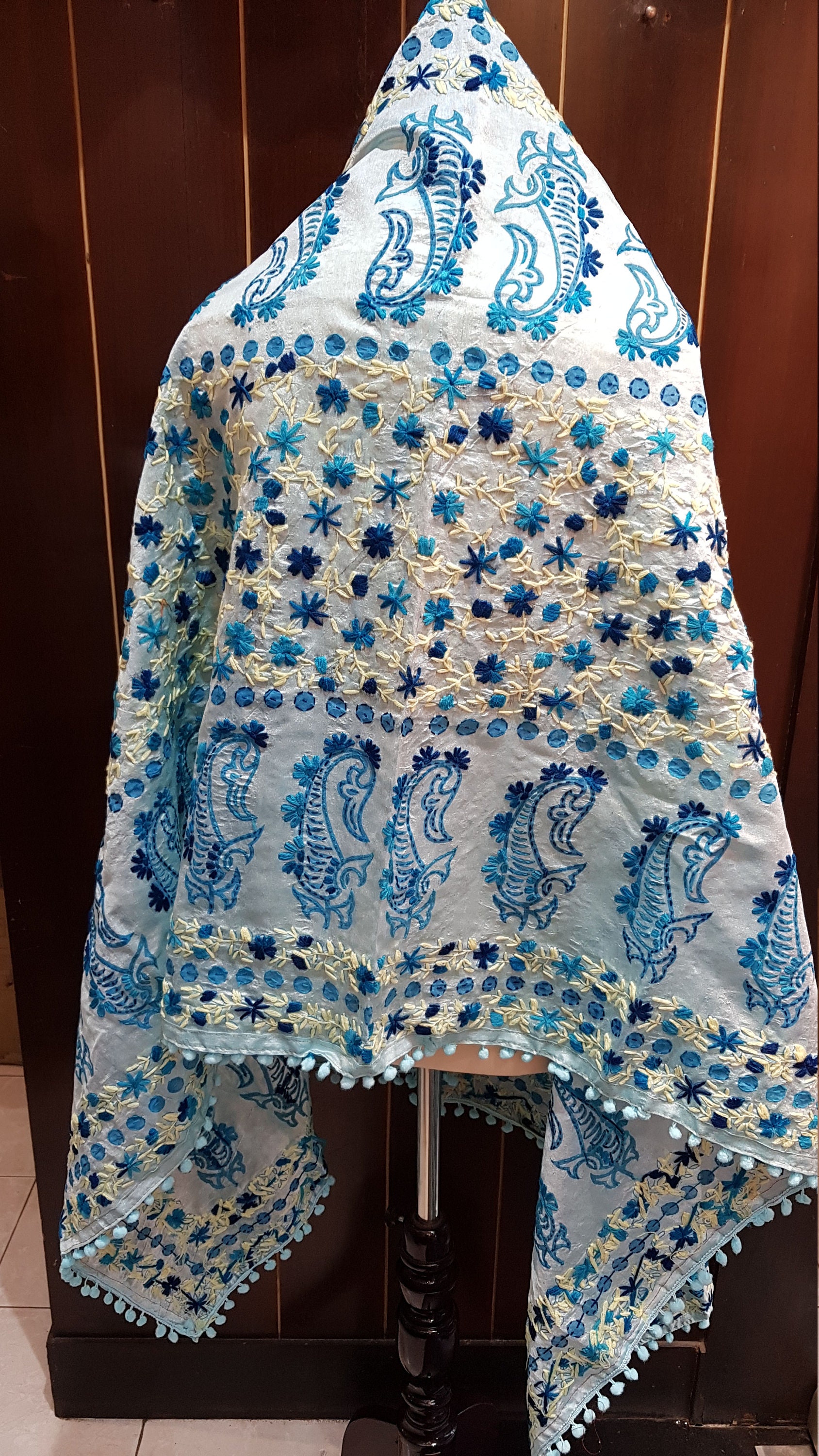 Kutch Kantha Work Dupatta Etsy