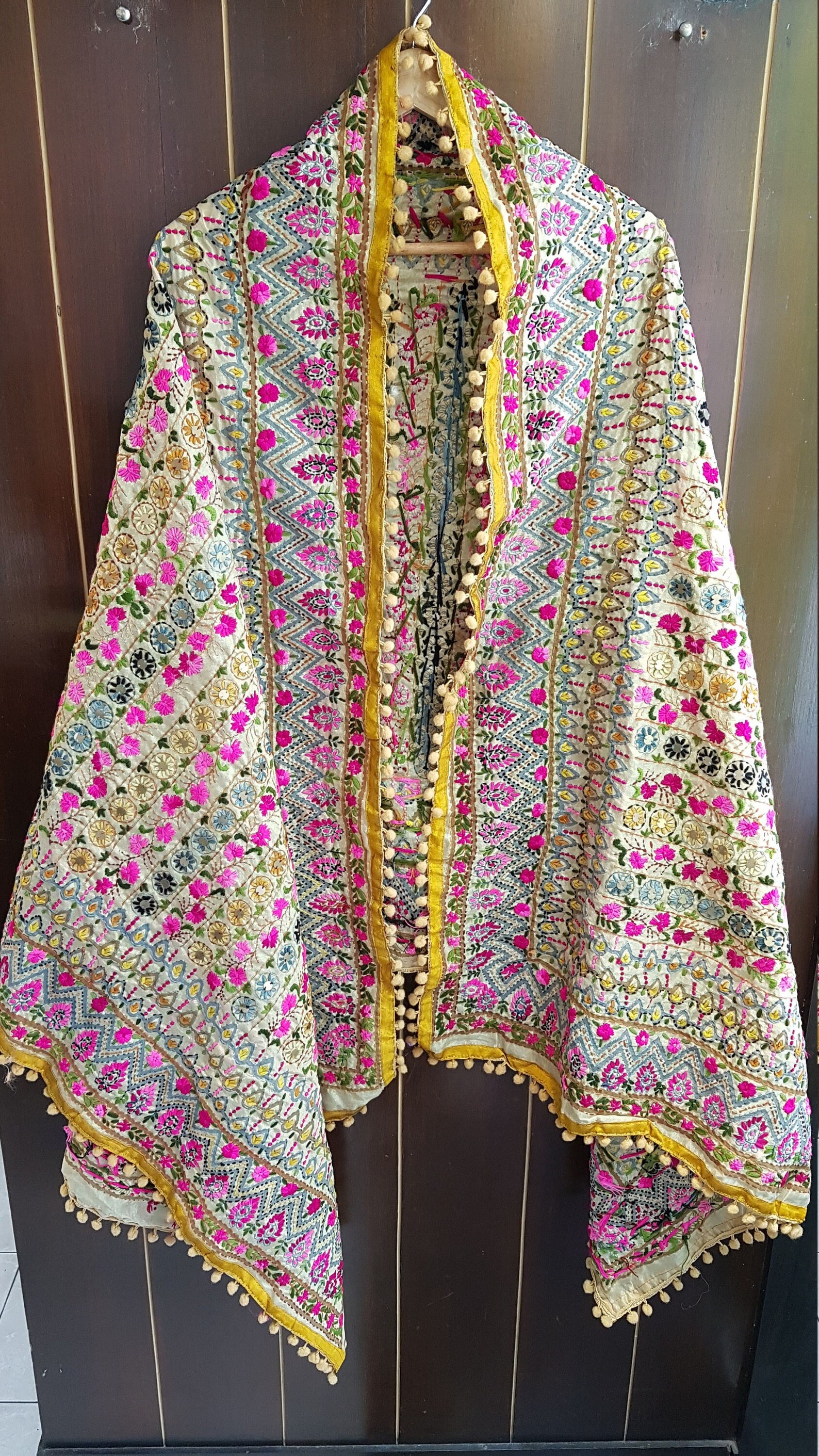 Kutch Kantha work Dupatta All over Etsy
