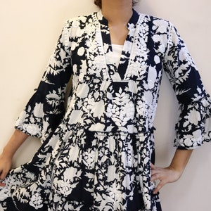 Vestido estampado de algodón de Chloe