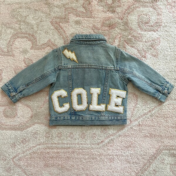 Baby Denim Jacket Etsy