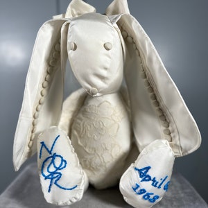 Memory/Keepsake Bunny or Mouse, made from loved ones clothing, handmade stuffed animal