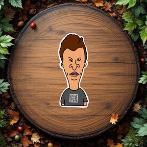 American Traditional Butthead Tattoo Sticker Vinyl Decal Waterproof