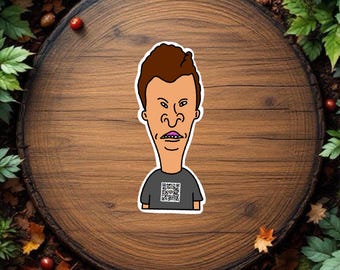 American Traditional Butthead Tattoo Sticker Vinyl Decal Waterproof