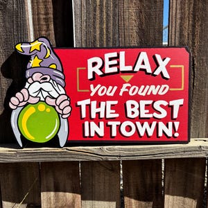 Hand Painted Wizard Tattoo Shop Sign Best In Town Barber Sign Garage Art