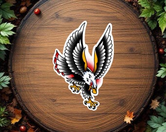 American Traditional American Eagle Tattoo Sticker Vinyl Decal Waterproof