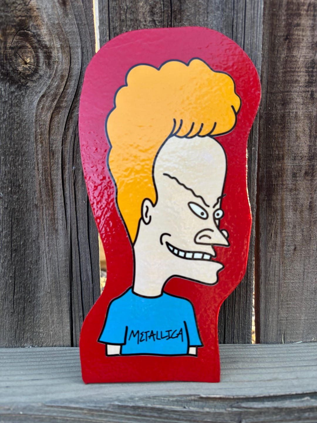American Traditional Beavis Handmade Sign Garage Art Tattoo Flash Shop ...