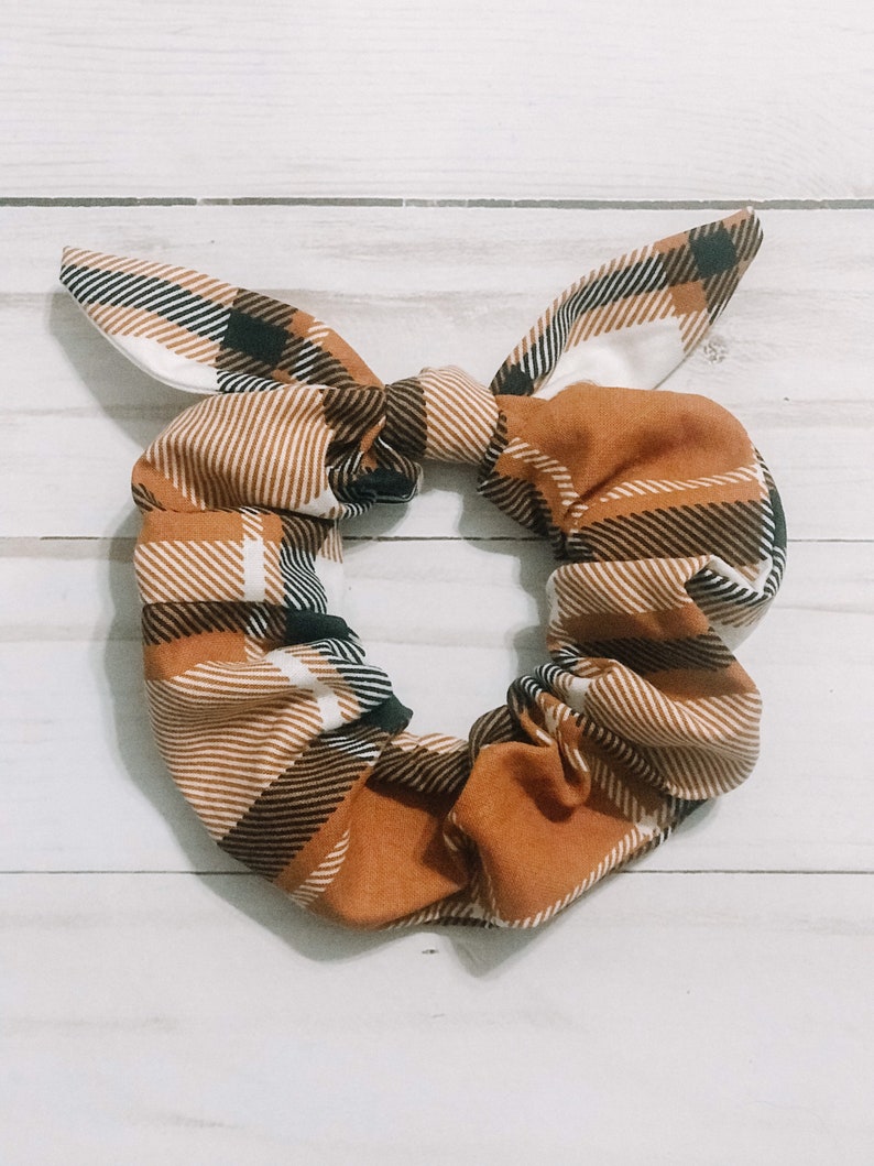 matching pet owner bandana scrunchie fall bandana pet gift plaid dog bandana fall dog bandana Plaid bandana dog bandanas cat bandanas