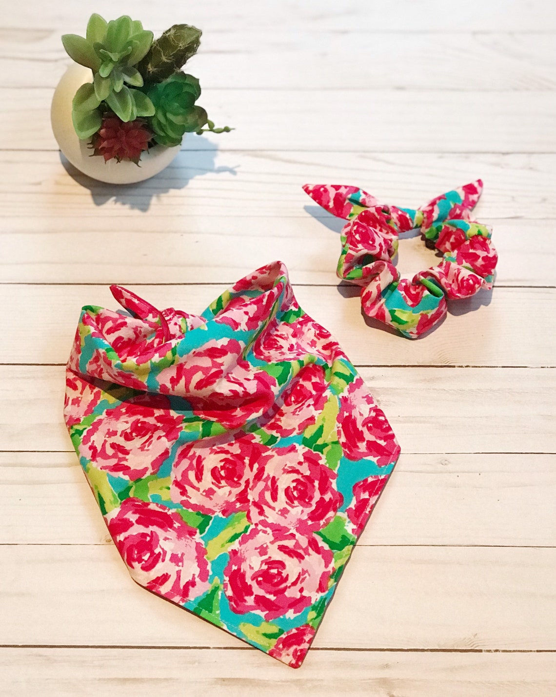 Lily bandana pet bandana matching pet owner bandana Etsy