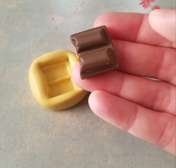 Puppe Essen Mini Schokoladenform Kuchen Topper Fur Fondant Etsy