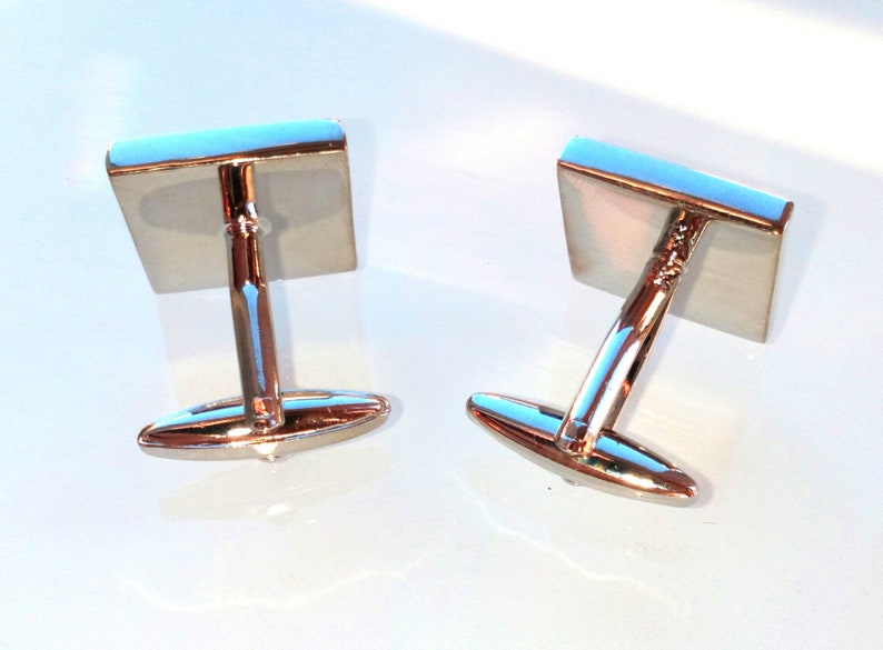 SALE 25/% OFF New Handmade Men/'s Silver Cufflinks inlaid with Shell with Presentation Box and Fast Delivery Ideal Valentine Gift
