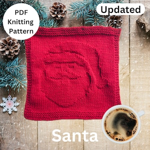 Knitted Santa Cloth Pattern