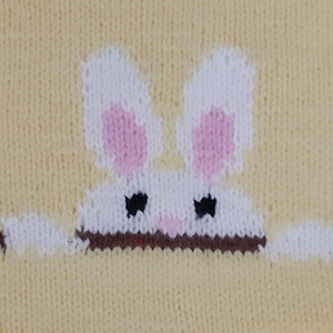 Knitted Easter Bunny Template