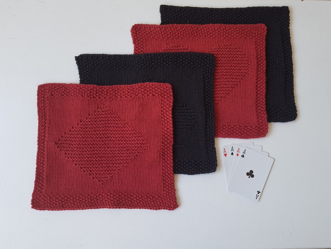Deck of Cards Set Knitting Pattern Etsy