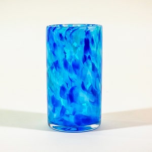 Tall Water Glasses:  Azure Blue