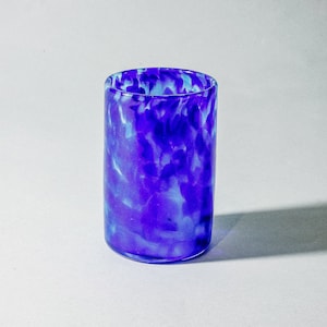 Tall Water Glass:  Vibrant Blue