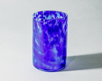 Tall Water Glasses:  Vibrant Blue