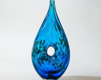 吹きガラスの花瓶：涙を流す、アーティスト アート フリース作 - Etsy 日本
