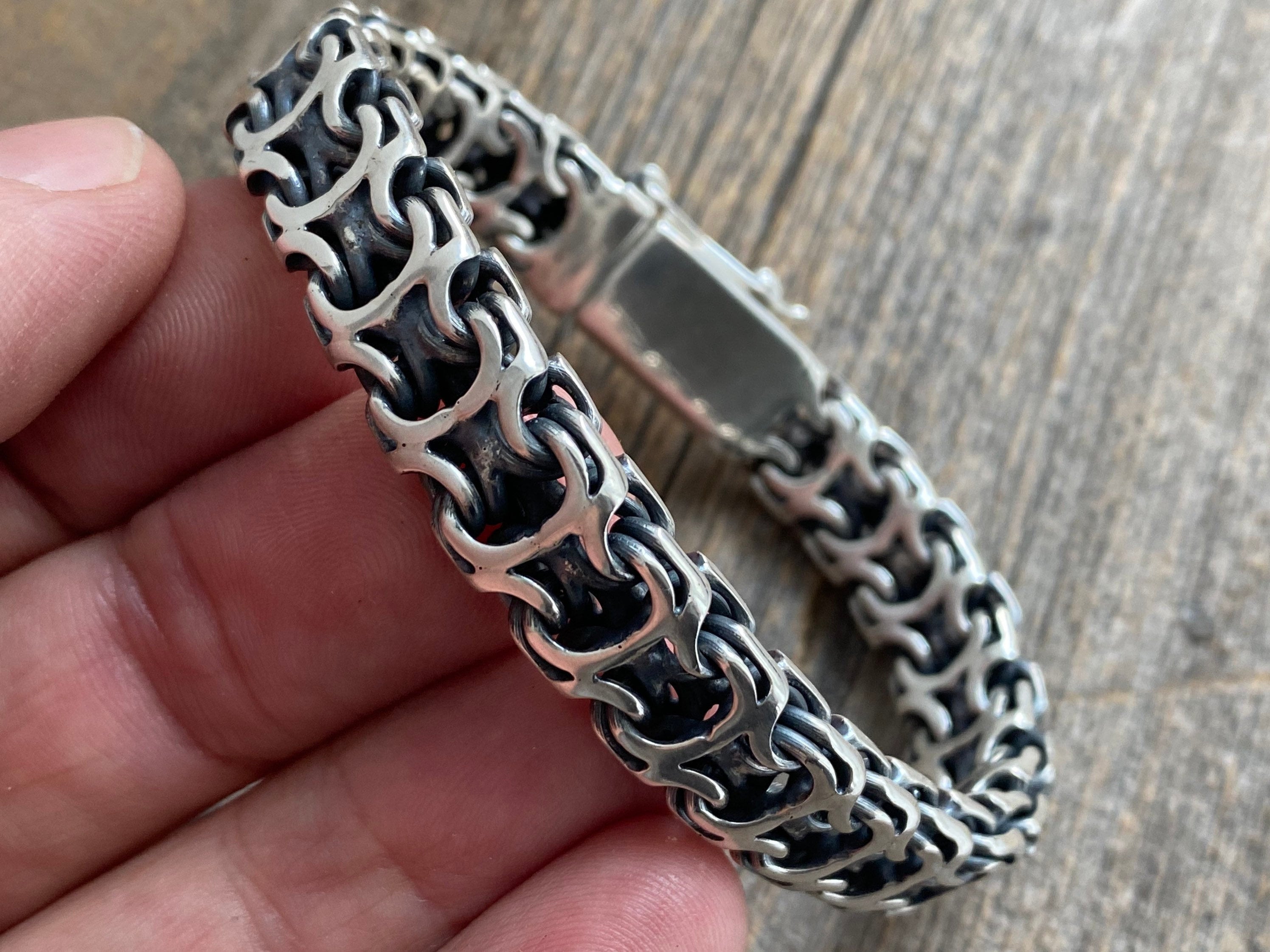 Wholesale 925 Silver Bracelets Jewelry Chain Women Lady Men 6mm 4mm High Quality Valentine Gift