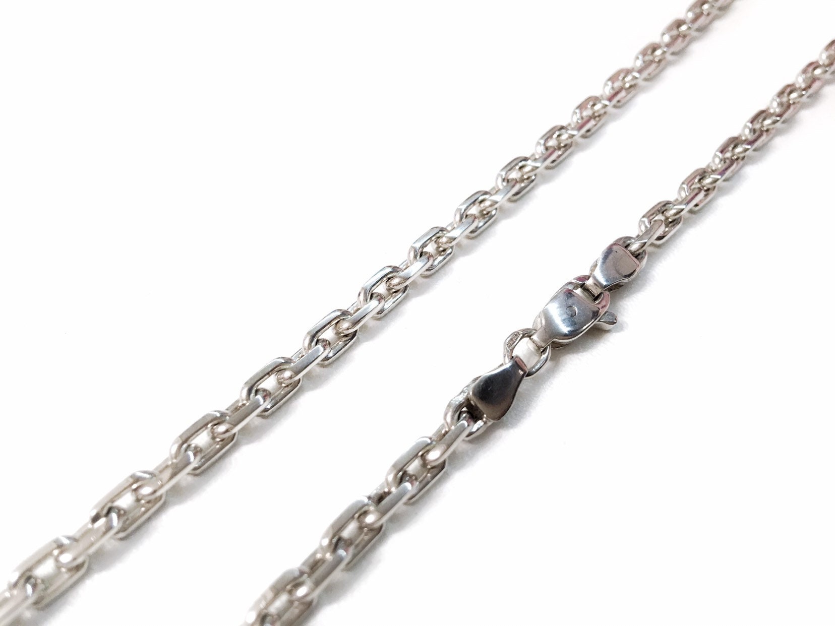 Anchor Silver Chain Necklace. Weight 28g/1oz Length Etsy Australia