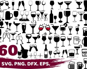 Download Free Glass Beer Bottle Etsy for Cricut Explore, Silhouette and other cutting machines.