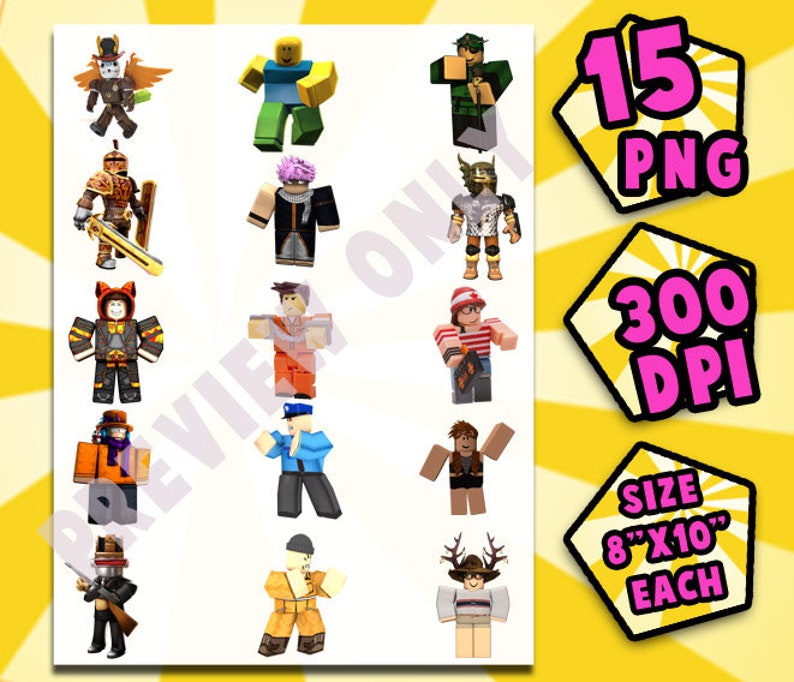 Roblox Clipart Roblox Character Png Roblox Clip Art Etsy - robloxgraphicdesign instagram posts photos and videos