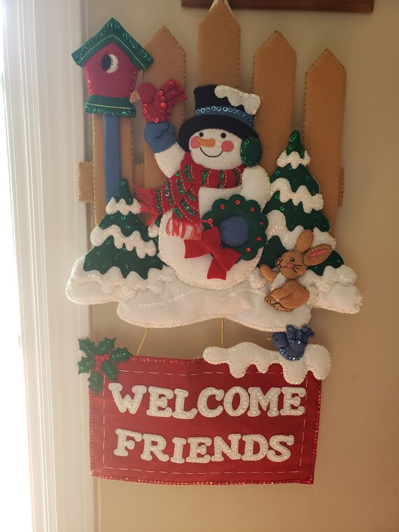 Christmas Door Decorations Etsy
