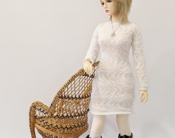Lace Textured Dress for 1/3 Scale SD BJD Dolls  In stock
