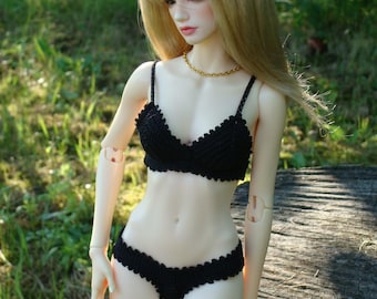 Vestiti per bambole BJD, lingerie cool per FID Iplehouse, fatti a mano per msd bjd, abiti per bambole BJD 1/4