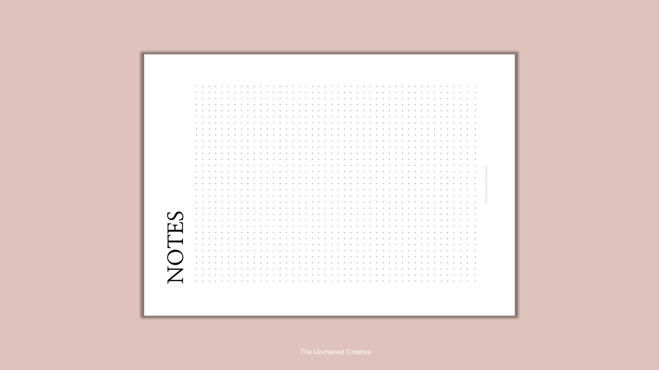 DOT GRID Paper Printable - Dot Graph Paper Bullet Journal Template ...