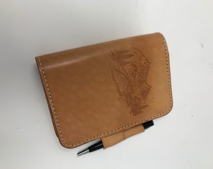 Featured listing image: Pocket Notebook - Leather - Embossed