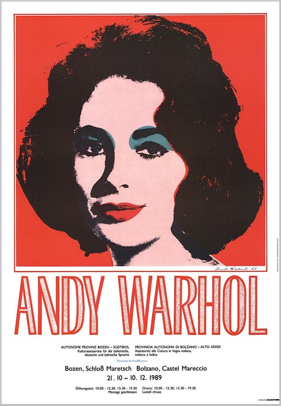 ANDY WARHOL - 'Liz Taylor' - original vintage exh… - image 1