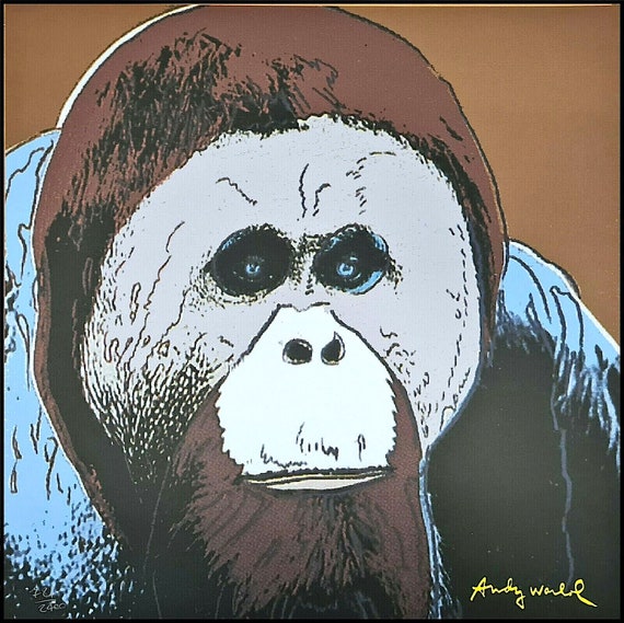 ANDY WARHOL - 'Orangutan' - hand numbered vintage… - image 1