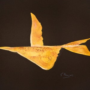 GEORGES BRAQUE - &#39;Phaeton&#39; - original vintage lithograph - c1988 - large (edition of 398. Georges Israel, Paris. Picasso interest)