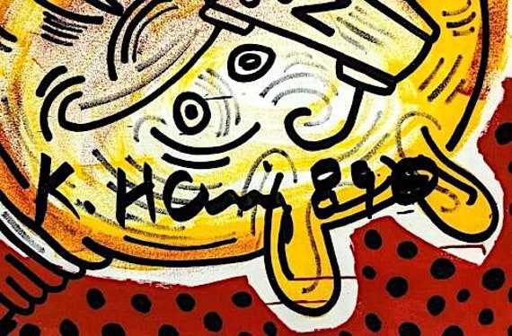 KEITH HARING - 'Portrait of Zena' - hand signed &… - image 3