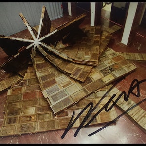 AI WEIWEI - 'Template' - handsignierter Ausstellungskarton Print - selten (Haus der Kunst, München. Damien Hirst Interesse)