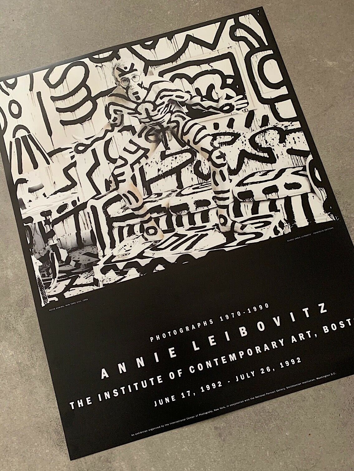 ANNIE LEIBOVITZ - 'keith Haring' - Vintage Original ANNIE LEIBOVITZ - 'keith Haring' - Vintage Original