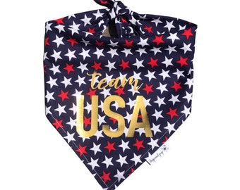 The Dogwood Pup - USA Patriotic Bandana