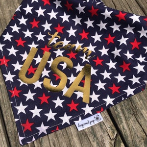 The Dogwood Pup USA Patriotic Bandana image 4