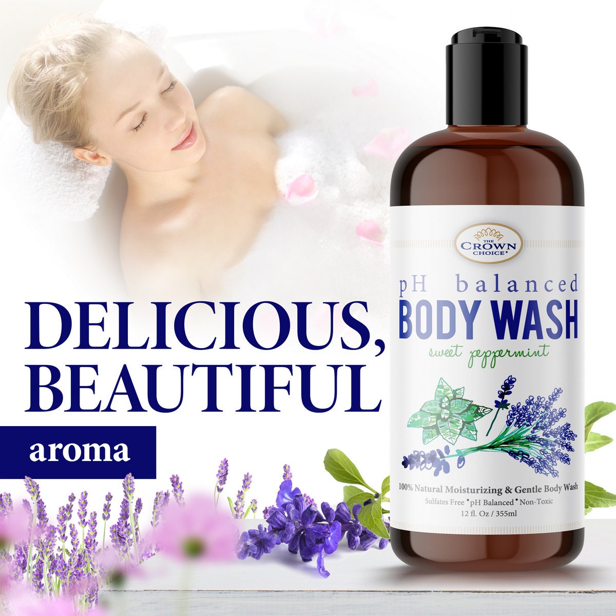 100 Natural Vegan Liquid Bath Soap 2 PK pH Balanced For Etsy