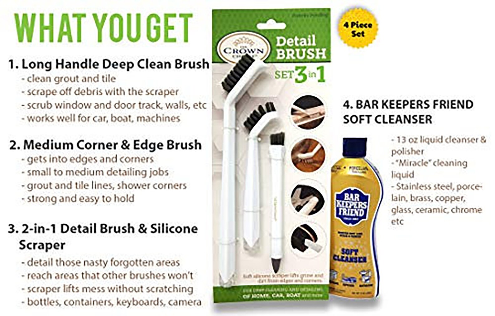 using bar keepers friend on grout