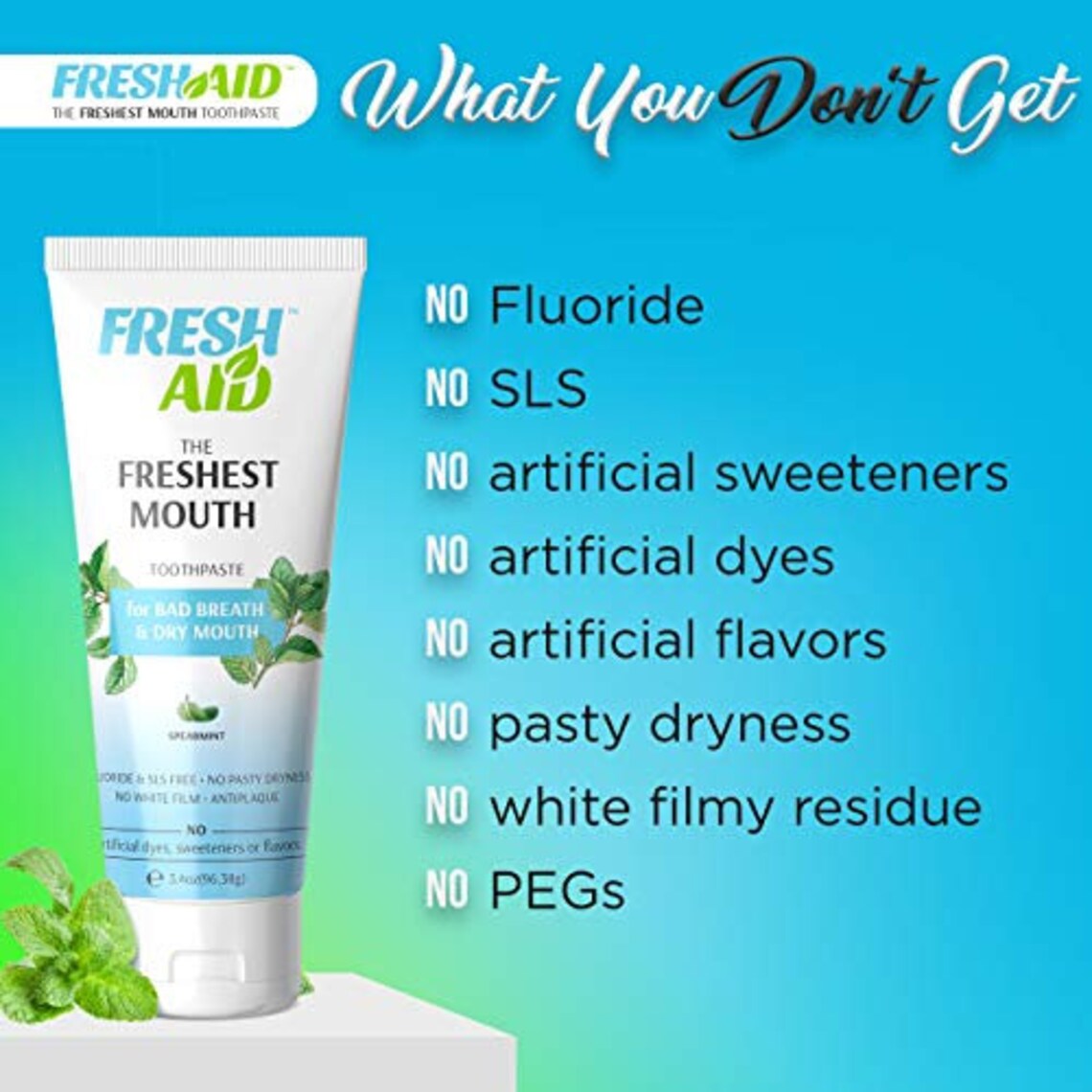 Best Natural Toothpaste for Dry Mouth and Bad Breath 5PK Etsy