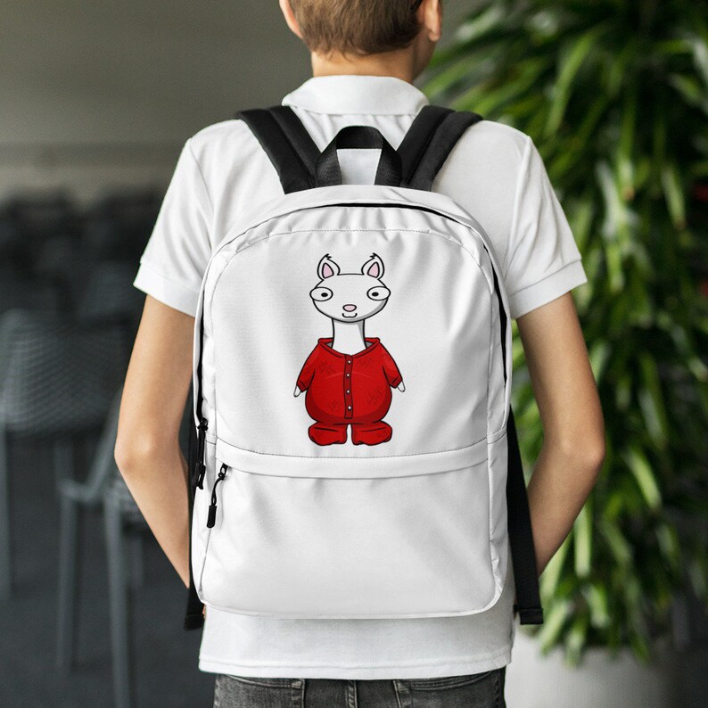 llama red pajama Backpack