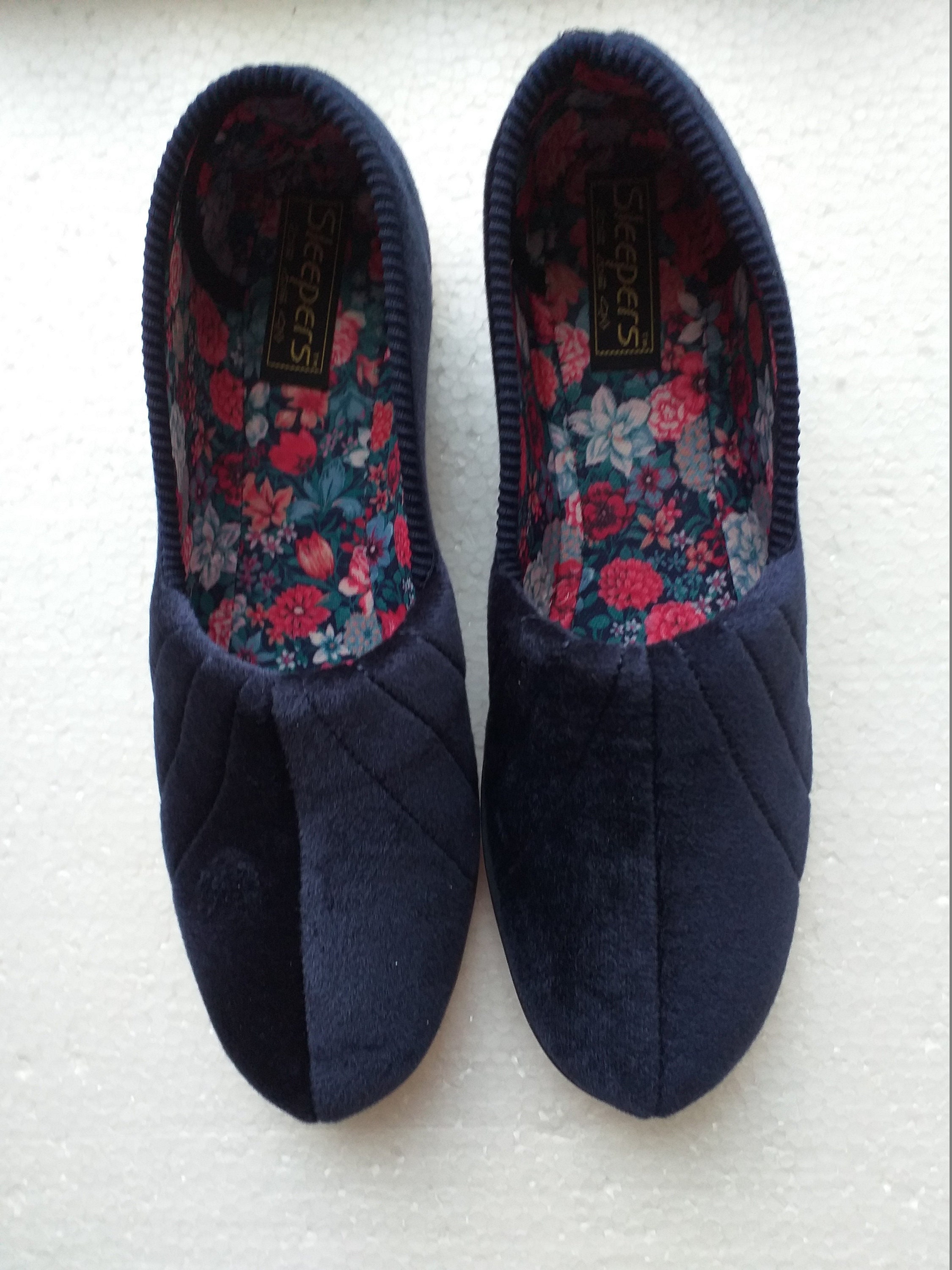 British Made Traditional Carpet Slippers Size UK 7 E New in Etsy