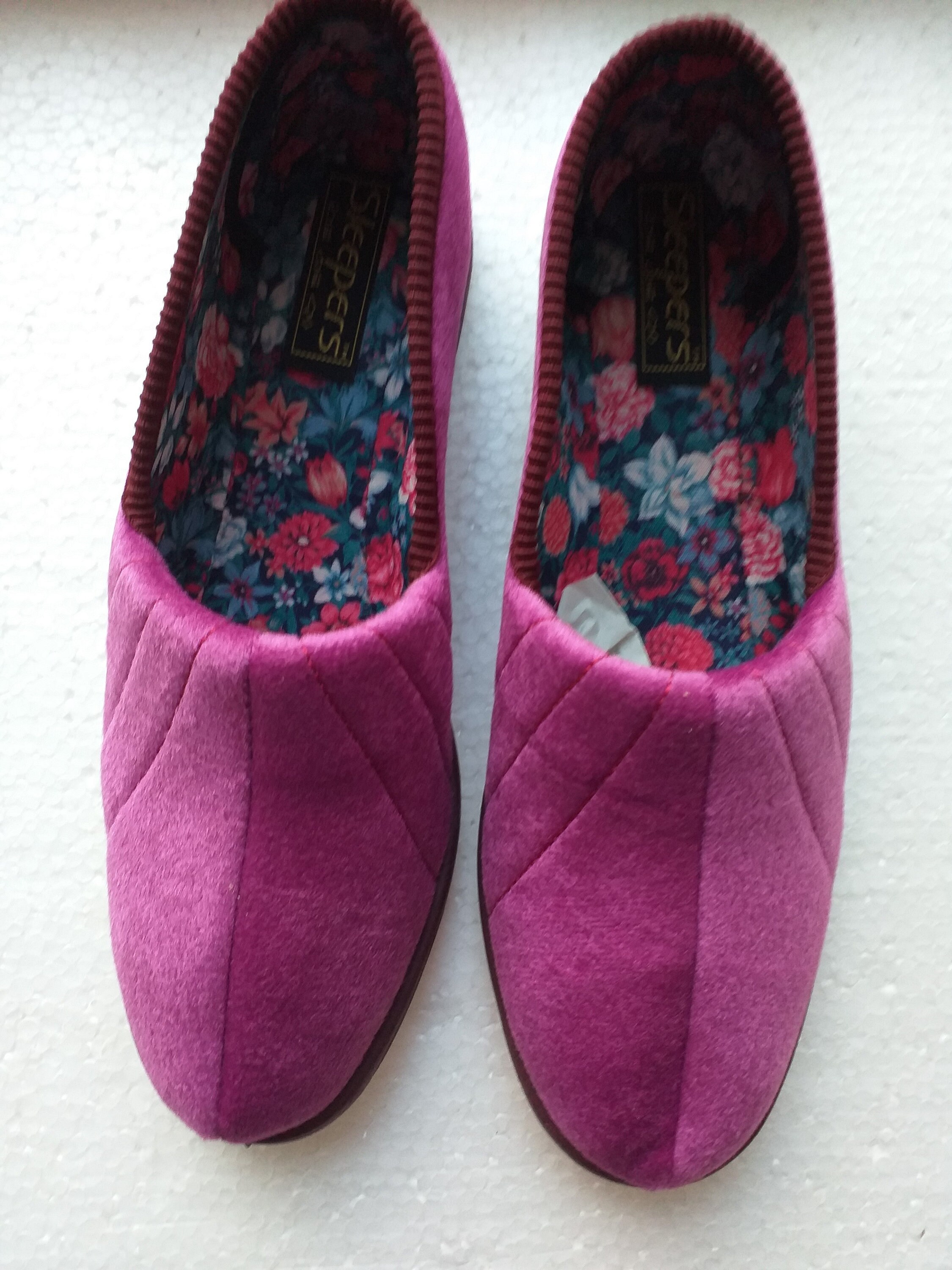 British Made Traditional Carpet Slippers Size UK 6 E New in Etsy UK