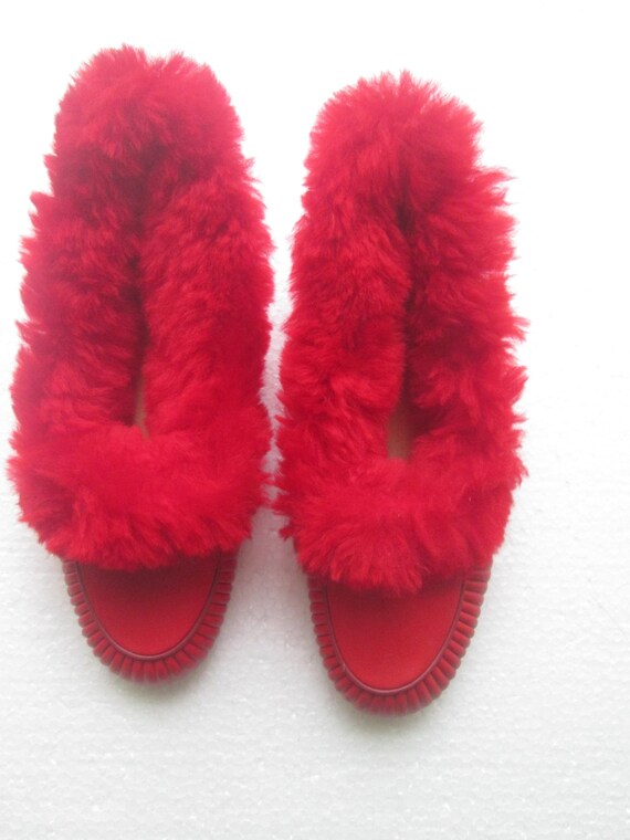 full fur slippers
