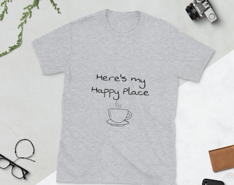 Happy Place Cafe Short-Sleeve Unisex T-Shirt