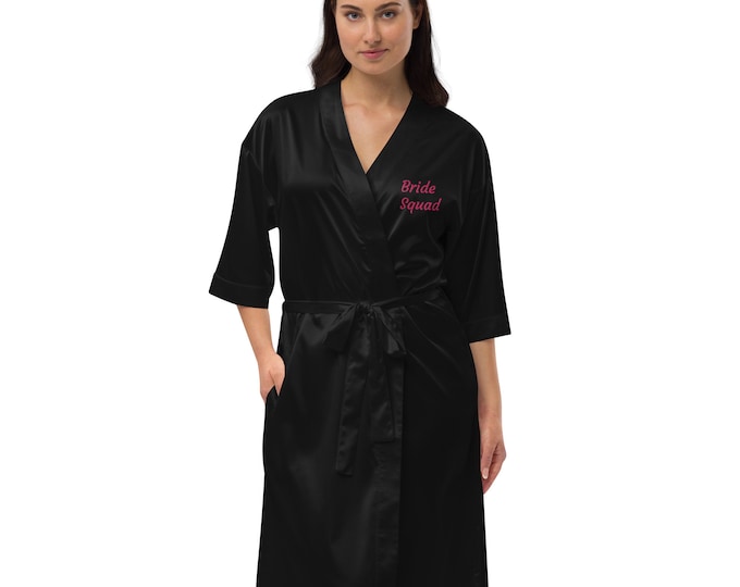 Bride Squad Satin robe